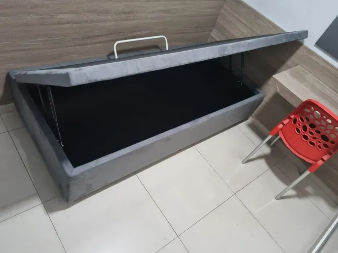 PROMOÇÃO!!! Base box baú BLINDADO, solteiro. NOVO, DIRETO DA FÁBRICA. À partir de:
