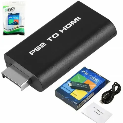 Kit PS2 conversor HDMI + cabo hdmi grátis entrega por app acessorios ps2 -Novo 