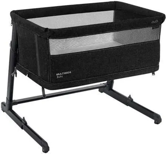 Berço 3 em 1 Nest 0-36M Preto Multikids Baby - BB709 - MultikidsBaby