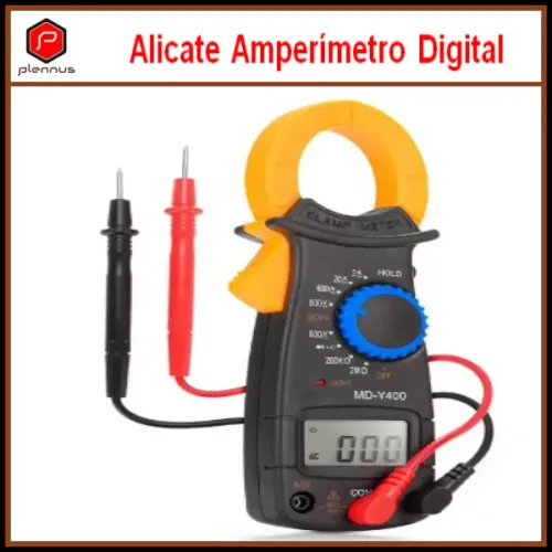 Alicate Amperímetro Digital Medição Ac Dc Beep Aviso Sonoro (z239)