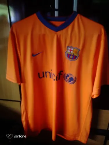 camisa Barcelona unicef Ronaldinho Gaúcho tamanho G ótimo estado