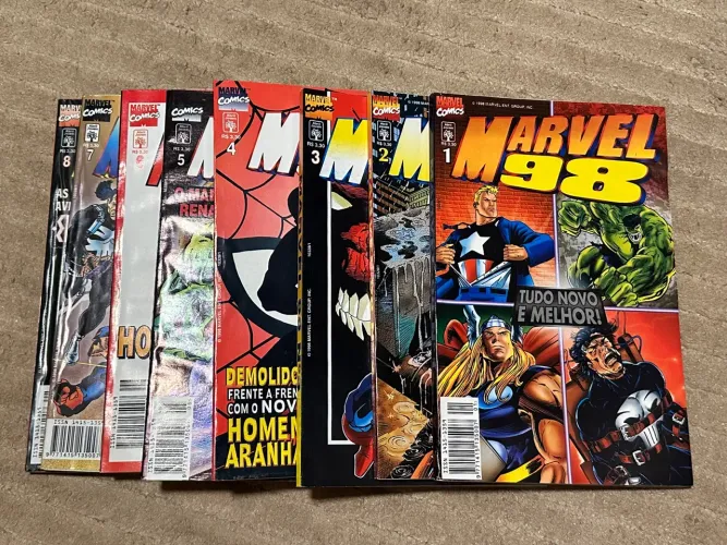 HQ Marvel 98 - 8 edições