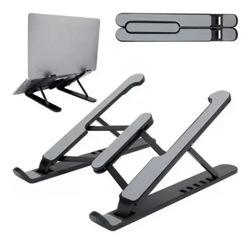 Suporte Para Notebook Base De Mesa Apoio Cama Dobrável Abs
