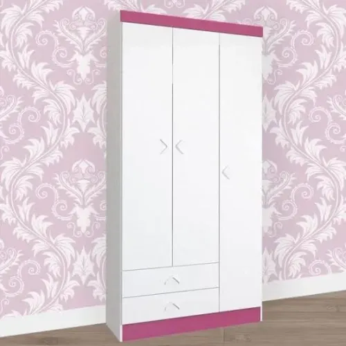Guarda Roupa Infantil Rosa
