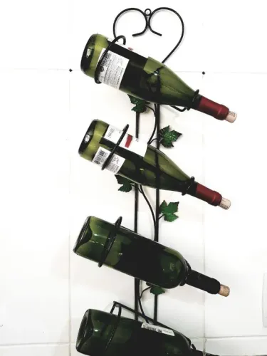 Suporte para garrafas de vinho Ferro