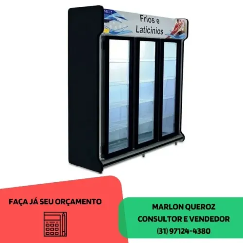 Auto Serviço 3 Portas Polo Frio 110/220v Novo