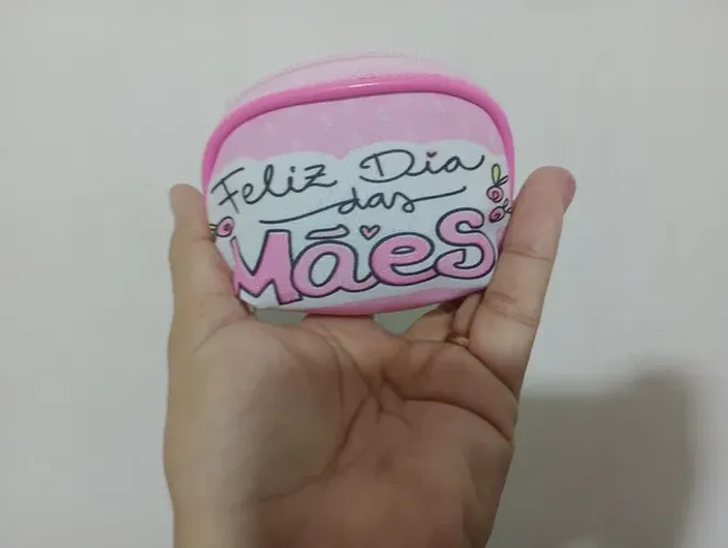 Porta moeda personalizado brinde dia das mães 