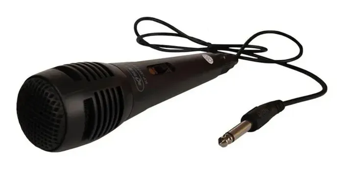 Microfone Dinâmico Cabo 1m Caixa De Som Karaokê P10