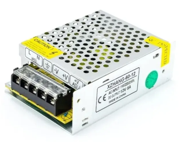 Fonte Chaveada 12v 5a Colmeia Para Câmeras Cftv E Lâmpadas Led 60w