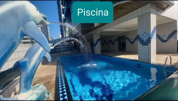 Temporada AP canto Forte - Praia Grande , prédio Alto padrão - lazer