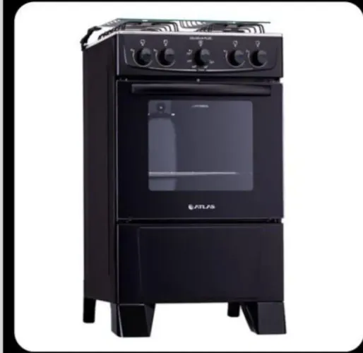 Fogão de 4 bocas com forno de 50 litros frete grátis