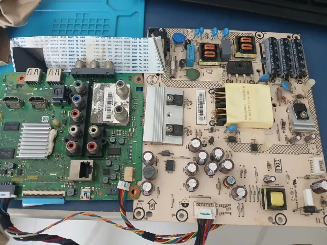 Placa principal e fonte tv Panasonic 32as600b