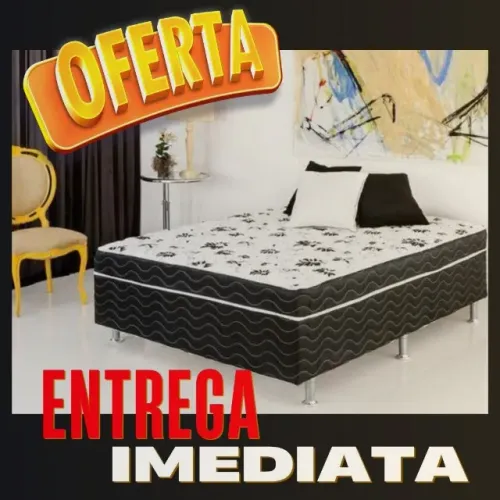 Cama Casal Box 138x188cm _ Produto Lacrado