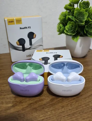Fones de Ouvido Bluetooth Realfit F2 - Novos - TWS