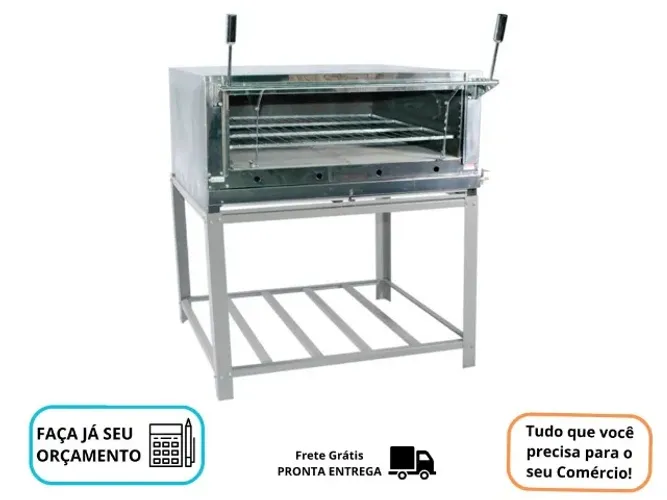 Forno Refratário Venâncio 90x90 a Gás