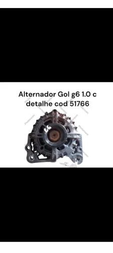 Alternador Gol g6 1.0 c - Detalhe e Código 51766