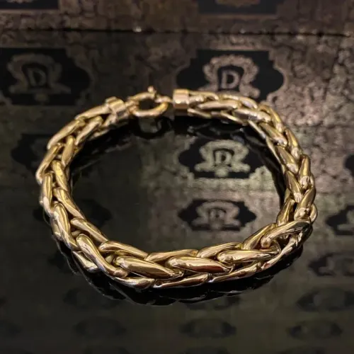 Pulseira Palmeira em Ouro 18k 30 gramas em Promoção!