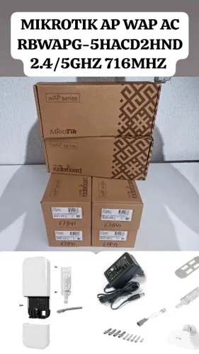 MIKROTIK AP WAP AC RBWAPG-5HACD2HND 2.4/5GHZ 716MHZ L4