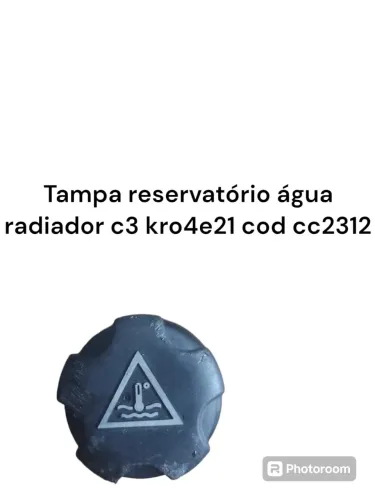 Tampa Do Reservatório De Agua Radiador Citroen C3 Cod Cc2312