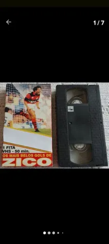 Fita VHS Zico - Os Mais Belos Gols