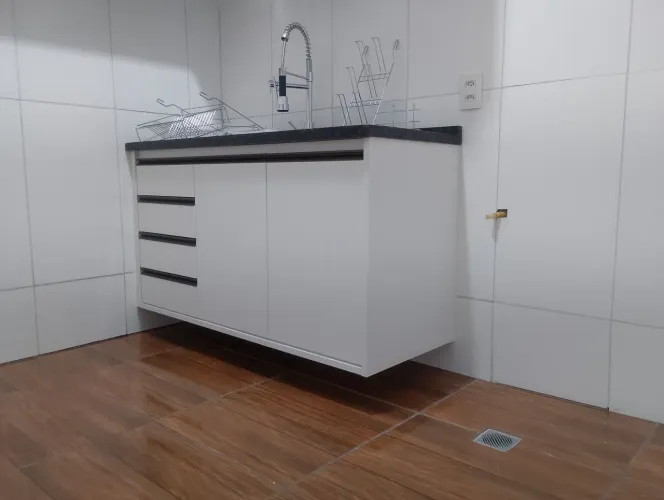 Armário de Cozinha Branco móveis planejados