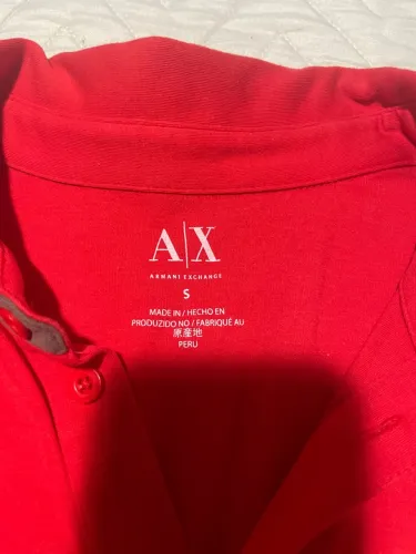 Camisa Polo Armani Exchange Vermelha - Tamanho P
