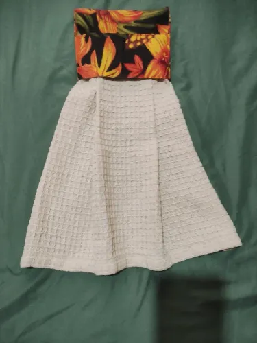 Toalha de Mão/Pano de Prato com Suporte para Forno