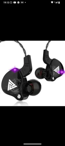 Fone de Ouvido QKZ In-Ear com Microfone novo