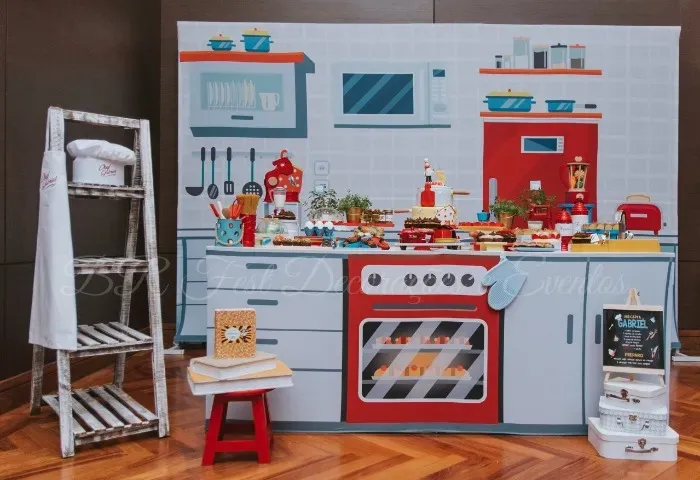 Fundo Fotográfico Painel Sublimado - Tema Master Chef