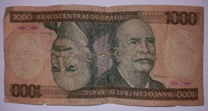 Cédula do Brasil 1000 Cruzeiros 