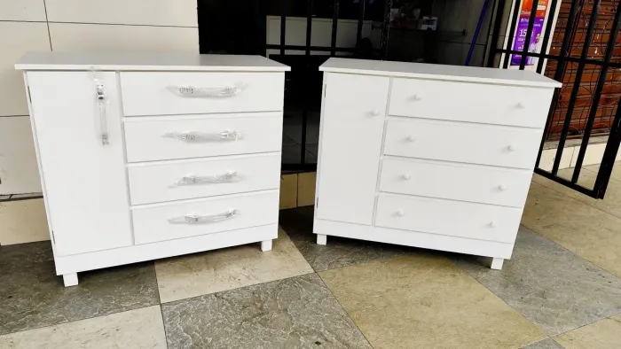 cômodas Branco 4 Gavetas Promoção