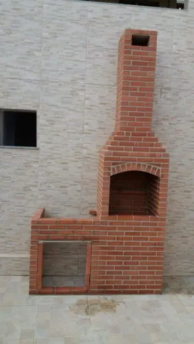 Churrasqueira de alvenaria para área externa