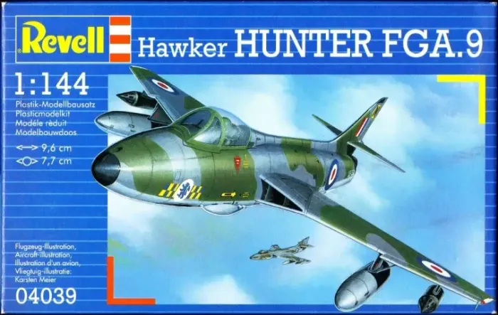 AVIÃO HAWKER HUNTER FGA 9 [Revell] 1:144 - Plastimodelismo [novo]