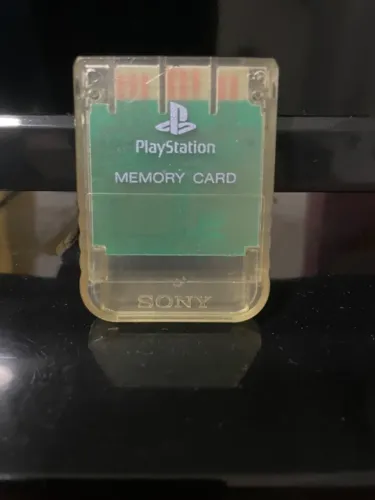 Memory Card Playstation 1 Transparente - Original