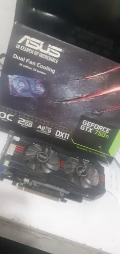 Promoção Asus gtx750ti  com defeito