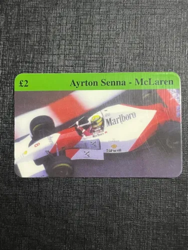 2 Cartao telefônico importado Ayrton Senna McLaren e WILLIAns importado 83221