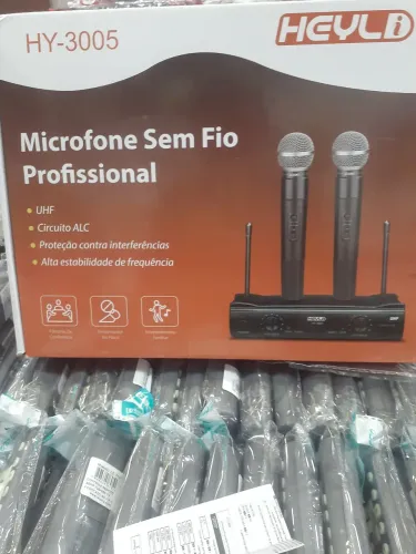 Microfone Sem Fio Profissional HEYLD HY-3005