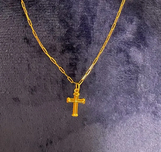 CORRENTE DE OURO 18k Elo Cartier 10g