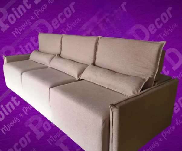 Mega Promoção !! Sofá Romany Luxo Reclinável e Retrátil