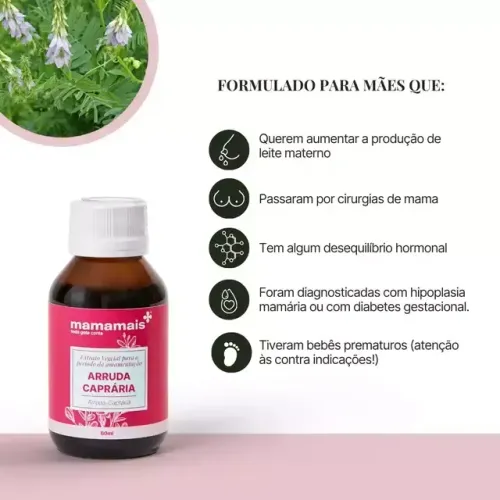 Extrato Mamamais Arruda Capraria 30ml