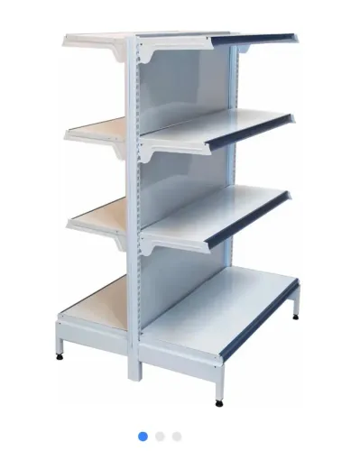 Estante inox 3 prateleira frente e verso 