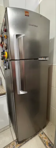 Geladeira Brastemp Frost Free Duplex 375 Litros Cor Inox