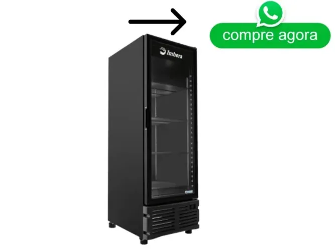 Freezer Imbera Vertical Porta de Vidro Novo