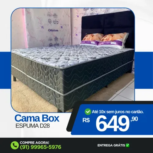 Cama Unibox Casal Espuma Entrega Grátis