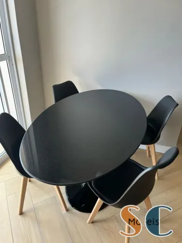 Mesa Saarinen Com Tampo em Granito São Gabriel