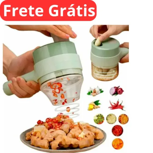Triturador /Processador Elétrico Portátil Sem Fio