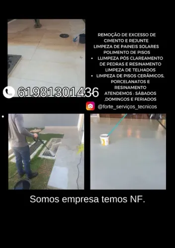 Limpeza pos obra e pisos em geral