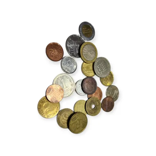 Lote de moedas estrangeiras 10  países diferentes 