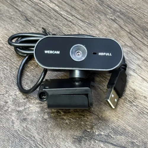 Câmera webcam full hd com microfone 