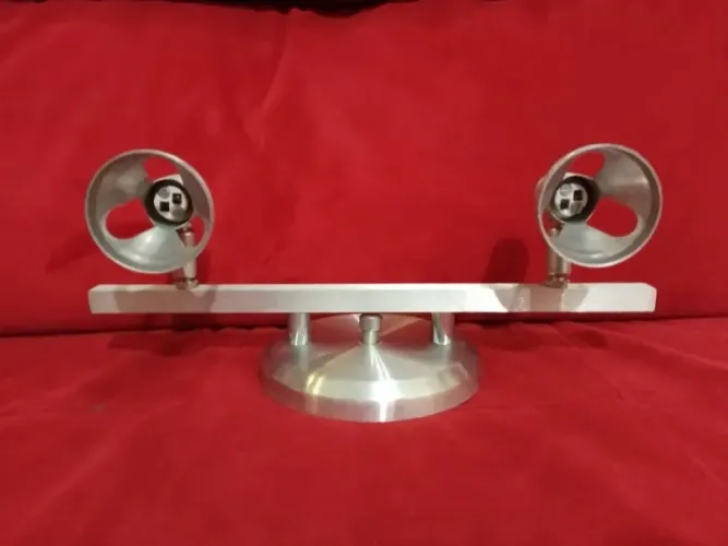 Suporte Trilho para Duas Lâmpadas